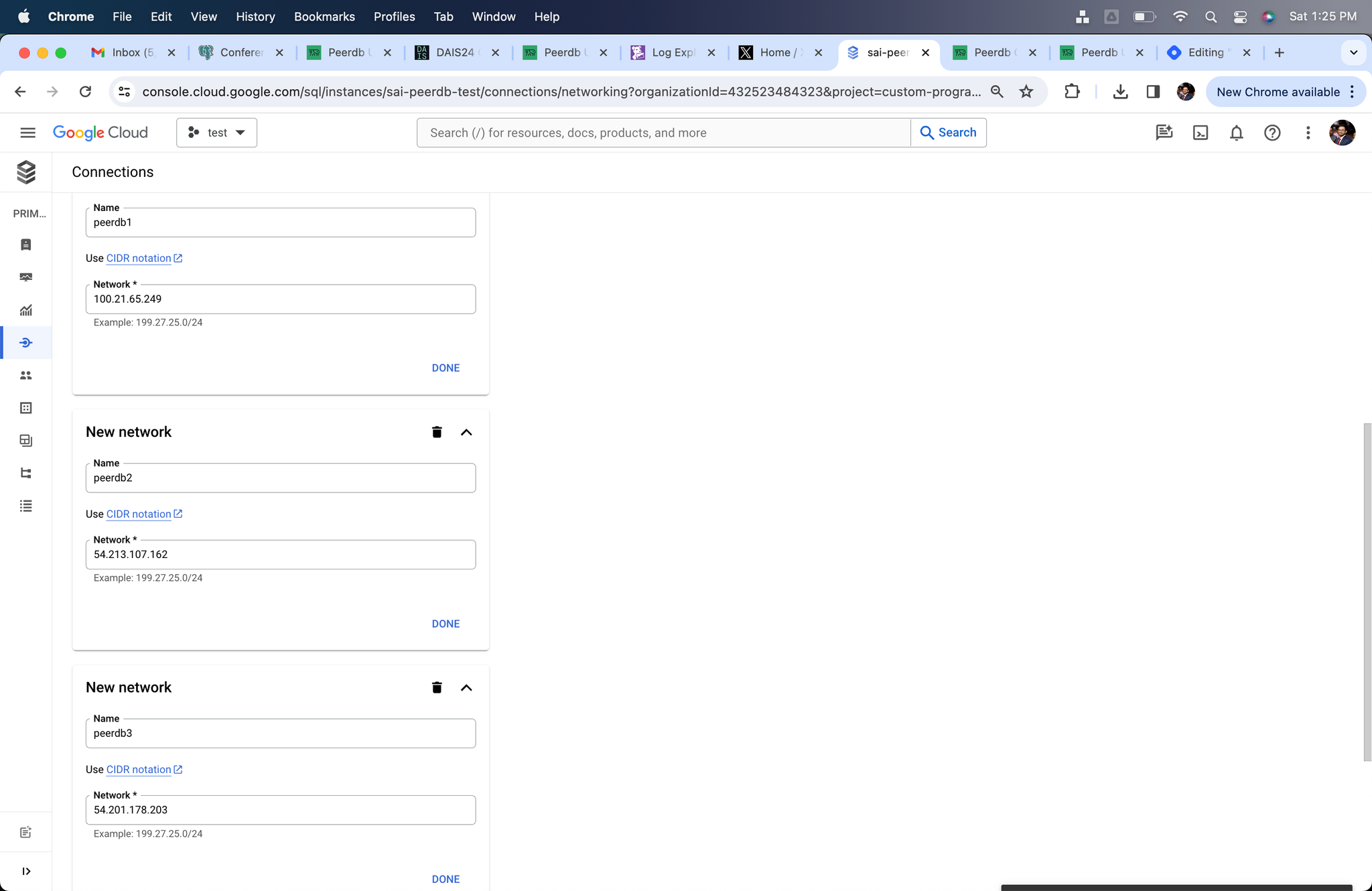 Add ClickPipes Networks to Firewall - Zoomed
